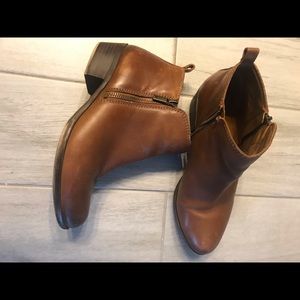 Lucky brand brown booties